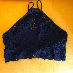 Cute Small H&M Black Lace Baralette Like New